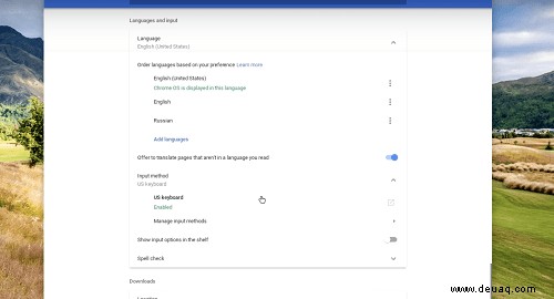 So ändern Sie die Tastatursprache auf einem Chromebook