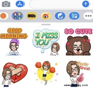 So fügen Sie Textnachrichten auf iPhone und Android Sticker hinzu