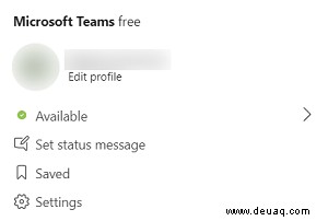 So ändern Sie den Status in Microsoft Teams