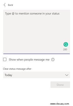 So ändern Sie den Status in Microsoft Teams