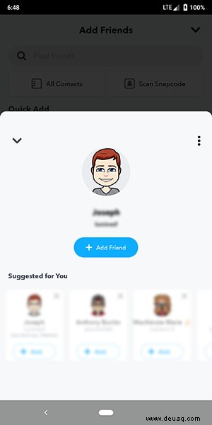 So erkennen Sie, ob Sie jemand auf Snapchat hinzugefügt hat
