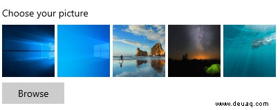 Einrichten einer Bild-Diashow in Windows 10