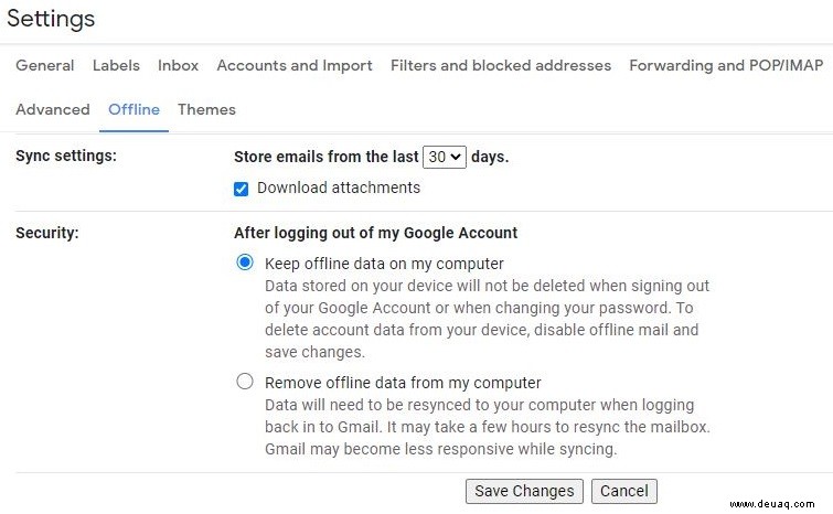 So verwenden Sie Gmail offline:Lesen Sie E-Mails offline auf Ihrem Telefon oder Computer