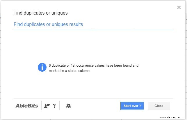 So zählen Sie Duplikate in Google Tabellen