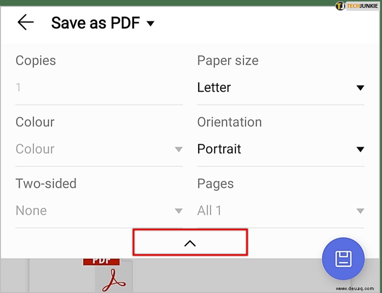 So erstellen Sie eine PDF-Datei von einem Android-Gerät
