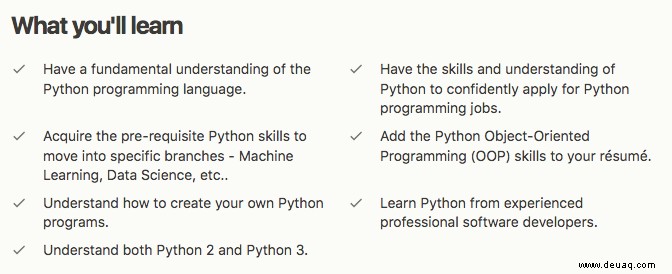 Die besten Python-Kurse auf Udemy