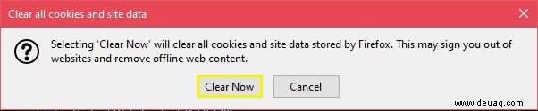 So löschen Sie Cache und Cookies in Firefox [alle Geräte]