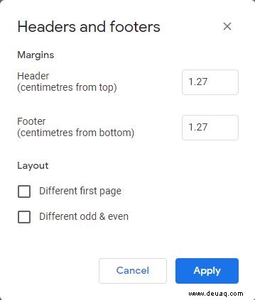 So fügen Sie Seitenzahlen zu Google Docs hinzu