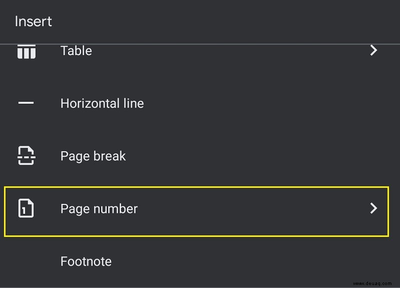So fügen Sie Seitenzahlen zu Google Docs hinzu