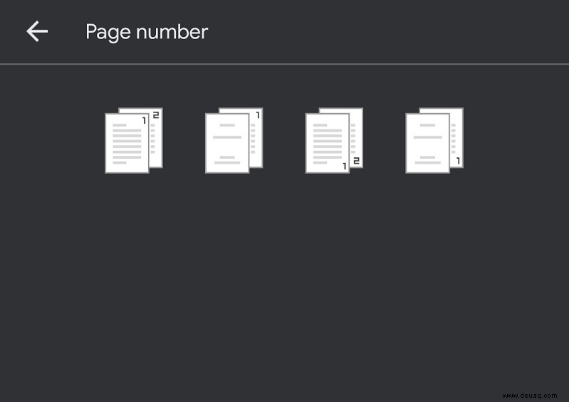 So fügen Sie Seitenzahlen zu Google Docs hinzu