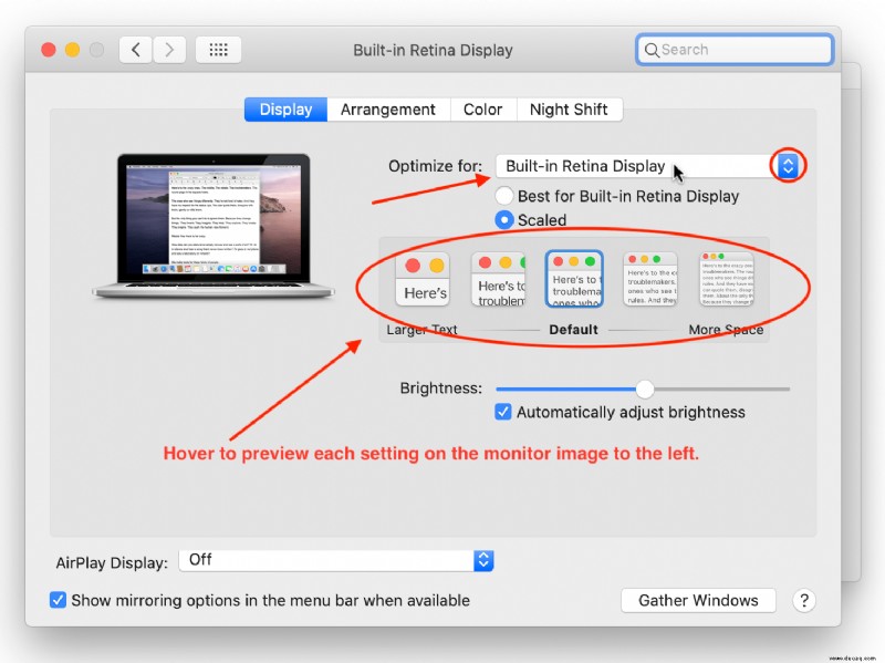 So legen Sie benutzerdefinierte Auflösungen für externe Displays in Mac OS X fest