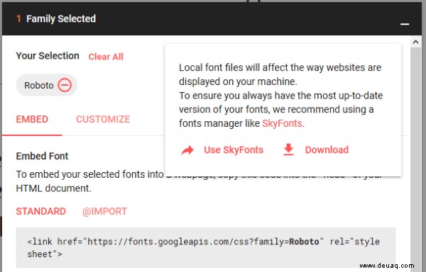 Wie man Google Fonts herunterlädt und installiert