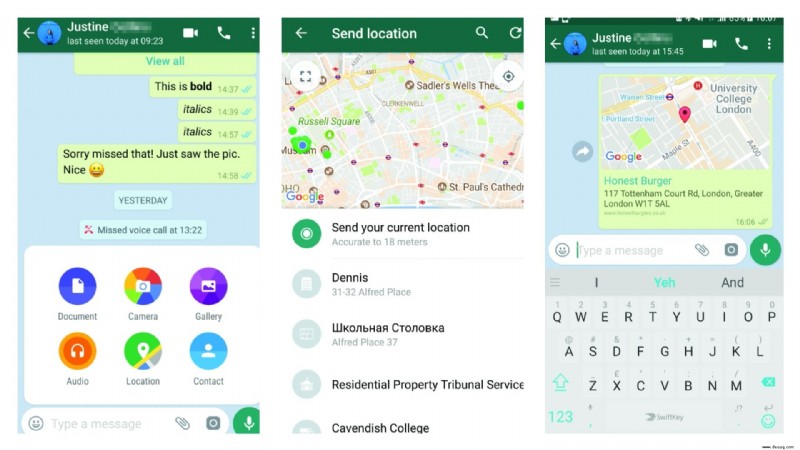28 der besten WhatsApp-Tipps und Tricks:Senden Sie Ihren Standort, zitieren Sie, bearbeiten Sie Bilder und mehr