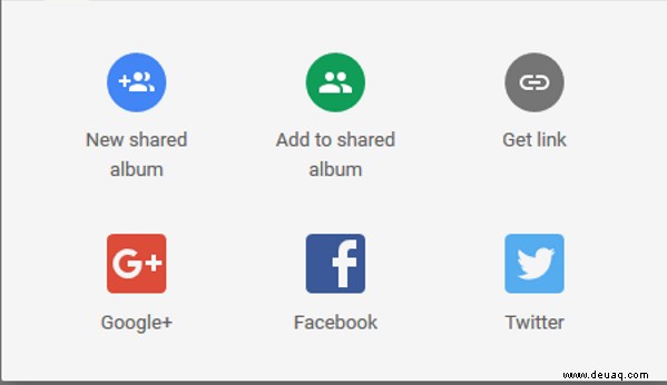 So teilen Sie Fotos von Google Fotos