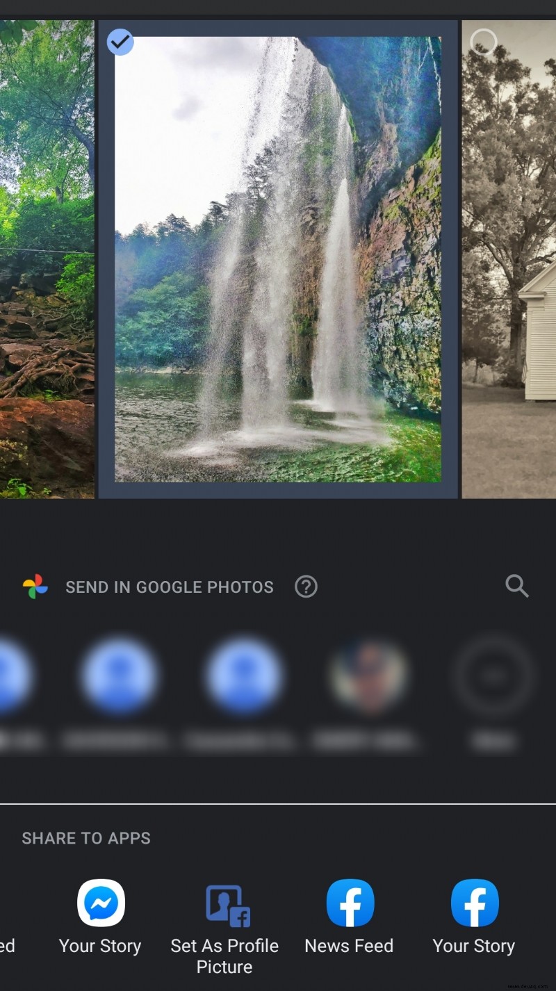 So teilen Sie Fotos von Google Fotos