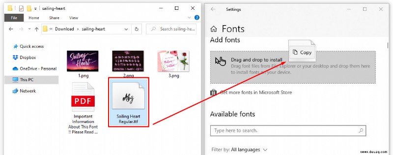 So fügen Sie Microsoft Word neue Schriftarten hinzu