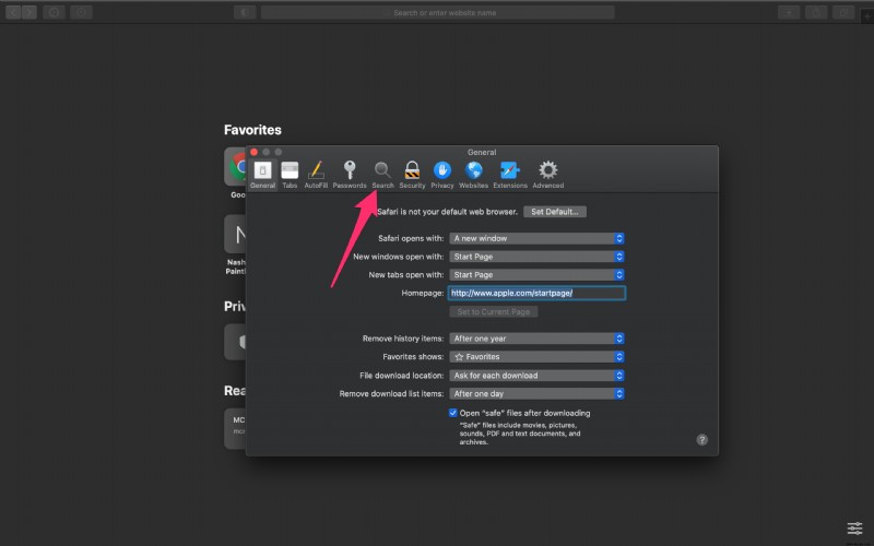 So ändern Sie die Standardsuchmaschine in Safari für Mac OS X