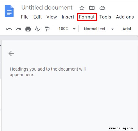 Wie man in Google Docs durchstreicht