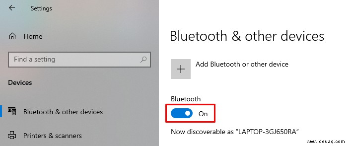 So aktivieren Sie Bluetooth