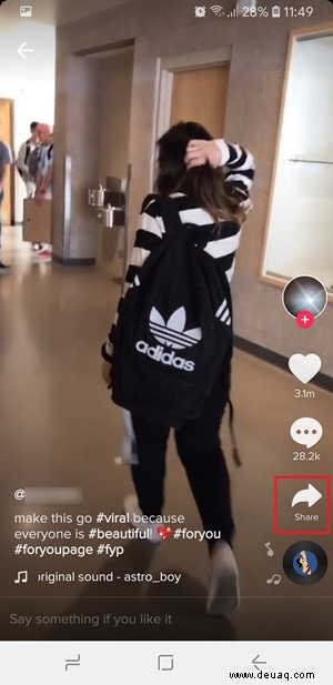 So melden Sie ein Konto in Tik Tok