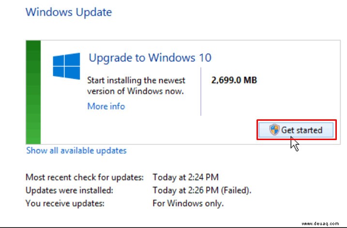 So aktualisieren Sie Windows 8.1 auf Windows 10