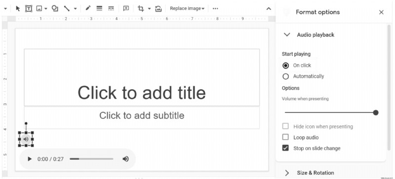 Wie man Musik zu Google Slides hinzufügt