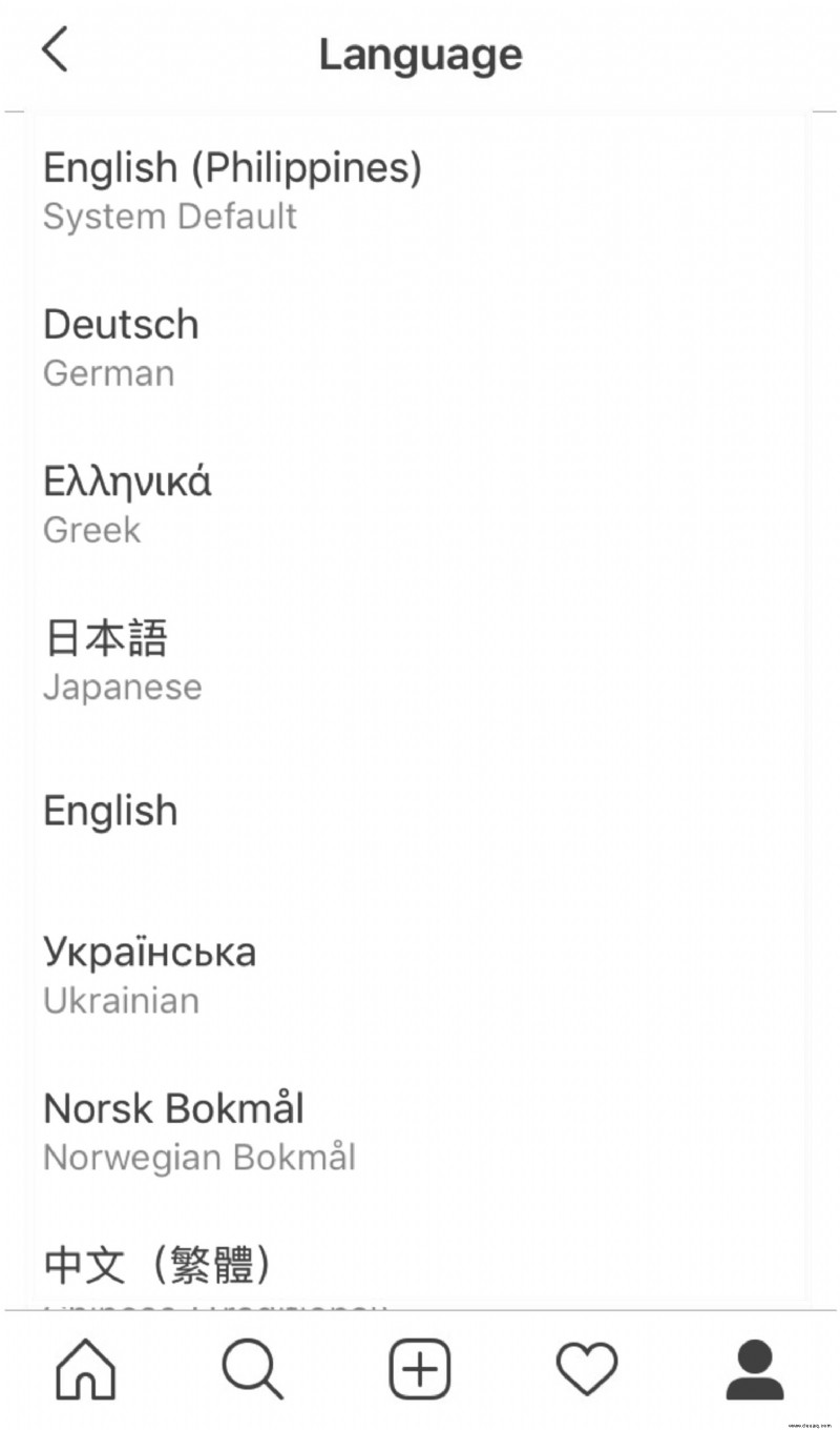 So ändern Sie die Sprache auf Instagram