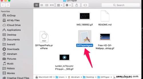 So erstellen Sie ein animiertes GIF für Ihr Mac-Hintergrundbild