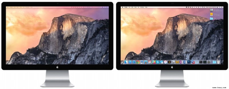 So verschieben Sie das Dock auf einen anderen Monitor in OS X El Capitan