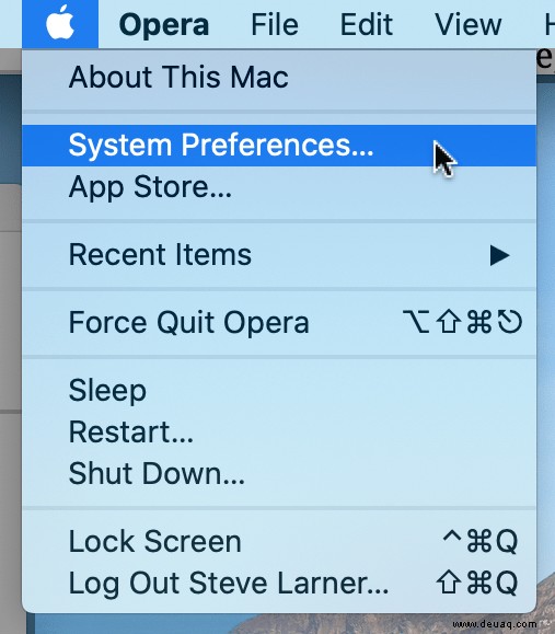 So verschieben Sie das Dock auf einen anderen Monitor in OS X El Capitan