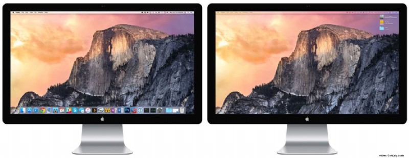 So verschieben Sie das Dock auf einen anderen Monitor in OS X El Capitan