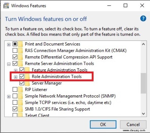 So aktivieren Sie Active Directory Windows 10