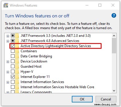 So aktivieren Sie Active Directory Windows 10