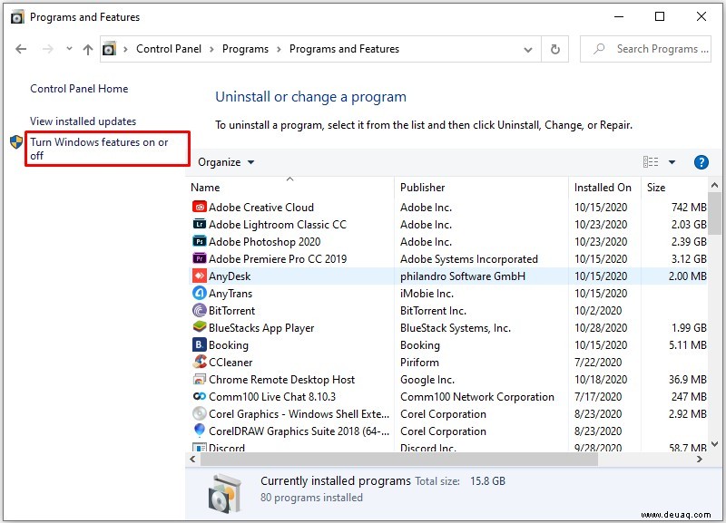 So aktivieren Sie Active Directory Windows 10