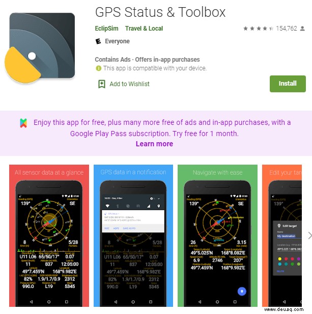 So finden Sie Ihre GPS-Koordinaten auf einem Android-Gerät