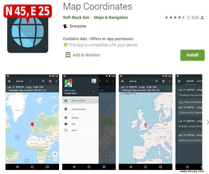 So finden Sie Ihre GPS-Koordinaten auf einem Android-Gerät