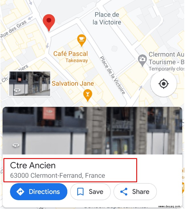 So platzieren Sie eine Stecknadel auf Google Maps