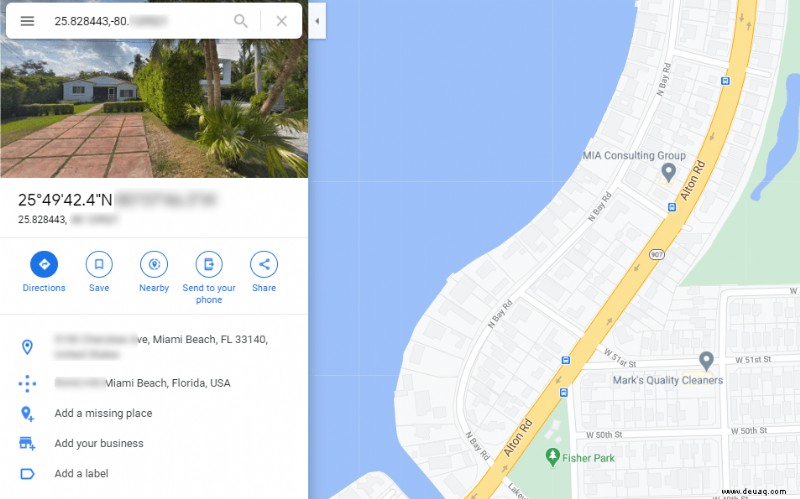 So platzieren Sie eine Stecknadel auf Google Maps