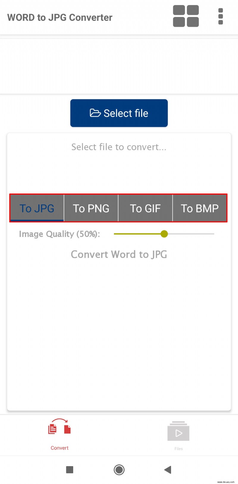 Word in JPEG umwandeln