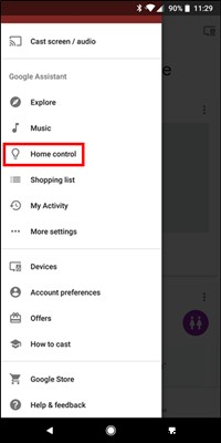 So entfernen Sie ein verbundenes Gerät von einem Google Home