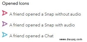 Was bedeutet geöffnet in Snapchat?