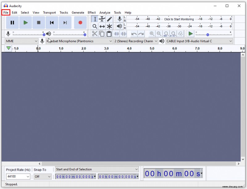 So entfernen Sie ein Echo in Audacity