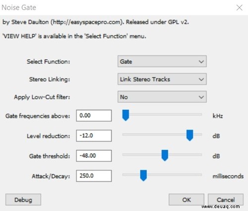 So entfernen Sie ein Echo in Audacity