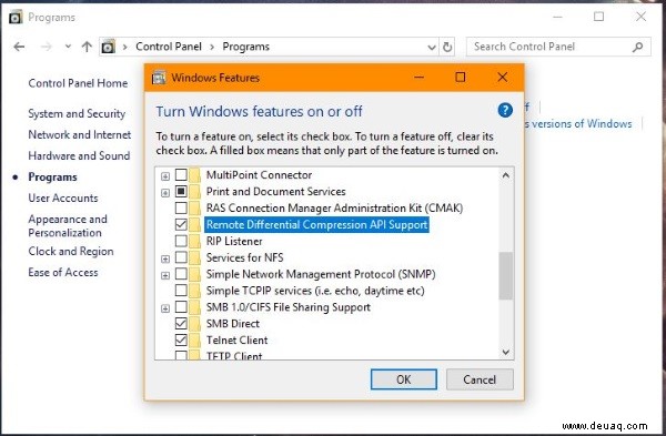 So installieren Sie Remoteserver-Verwaltungstools (RSAT) unter Windows 10