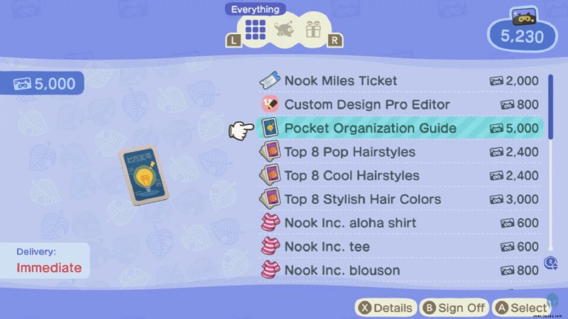 So erhalten Sie mehr Speicherplatz in der Tasche in Animal Crossing:New Horizons