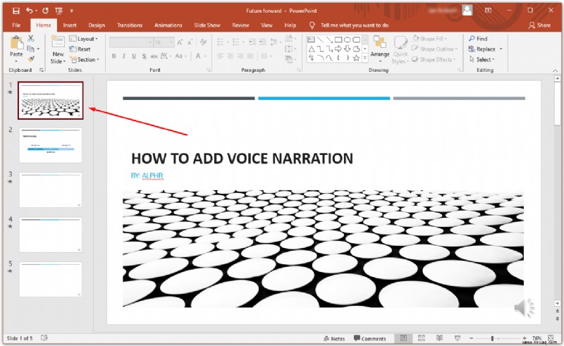 So fügen Sie gesprochene Kommentare zu PowerPoint hinzu