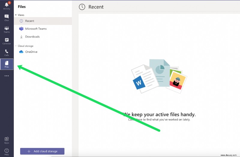 So teilen Sie Dateien in Microsoft Teams