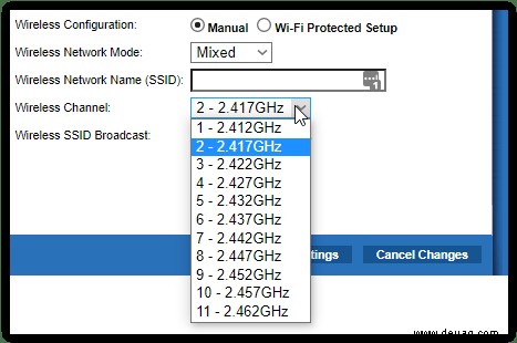 So ändern Sie den WLAN-Kanal auf den beliebtesten Routern