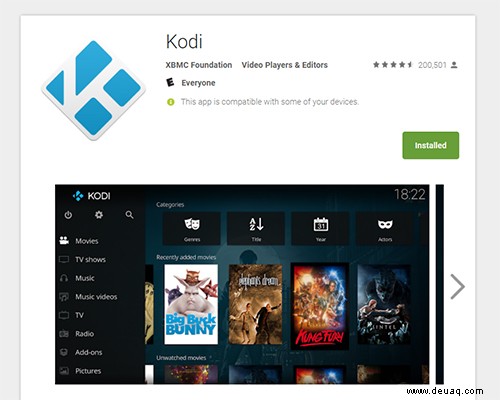 So verwenden Sie Kodi mit Android