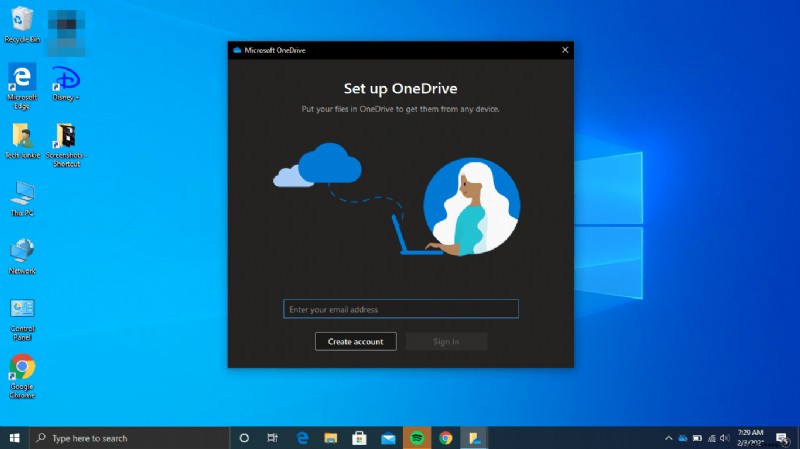 So ändern oder wechseln Sie Ihr OneDrive-Konto in Windows 10